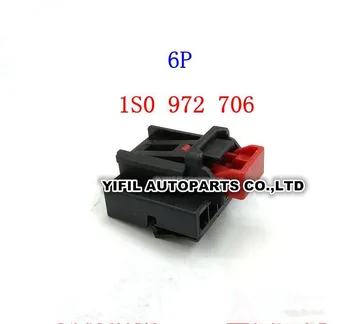 

2/4/10pcs/lot 6 Pin/Way Female Backrest Adjustment Switch Plug Connector For Volkswagen Passat Audi Q5 1S0 972 706 1S0972706