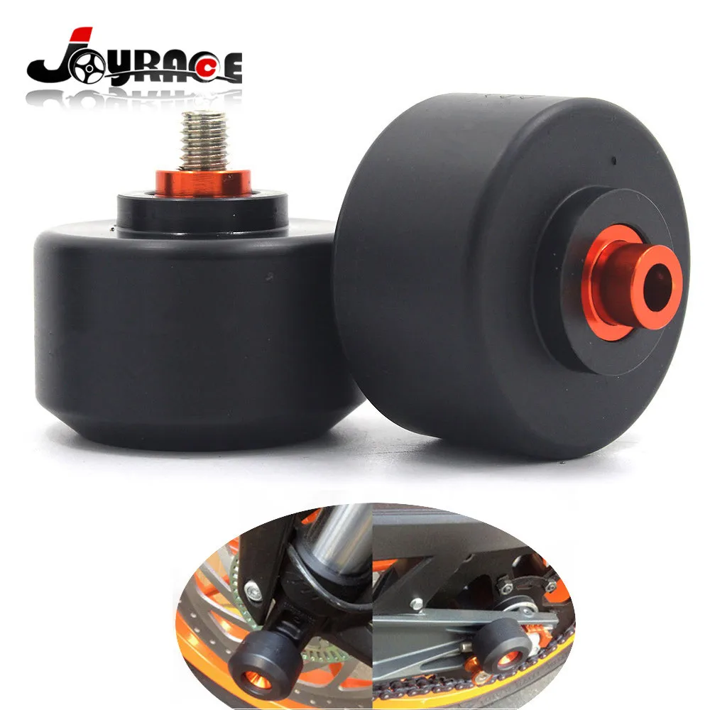SOCOCO Motorcycle Axle Slider Front Axle Slider 2pcs Aluminum Alloy Material Anti-Fall Easy Installation Front Wheel Cup Protector 59*46*15mm Hole Diameter 15MM Durable Motorcycle Accessories