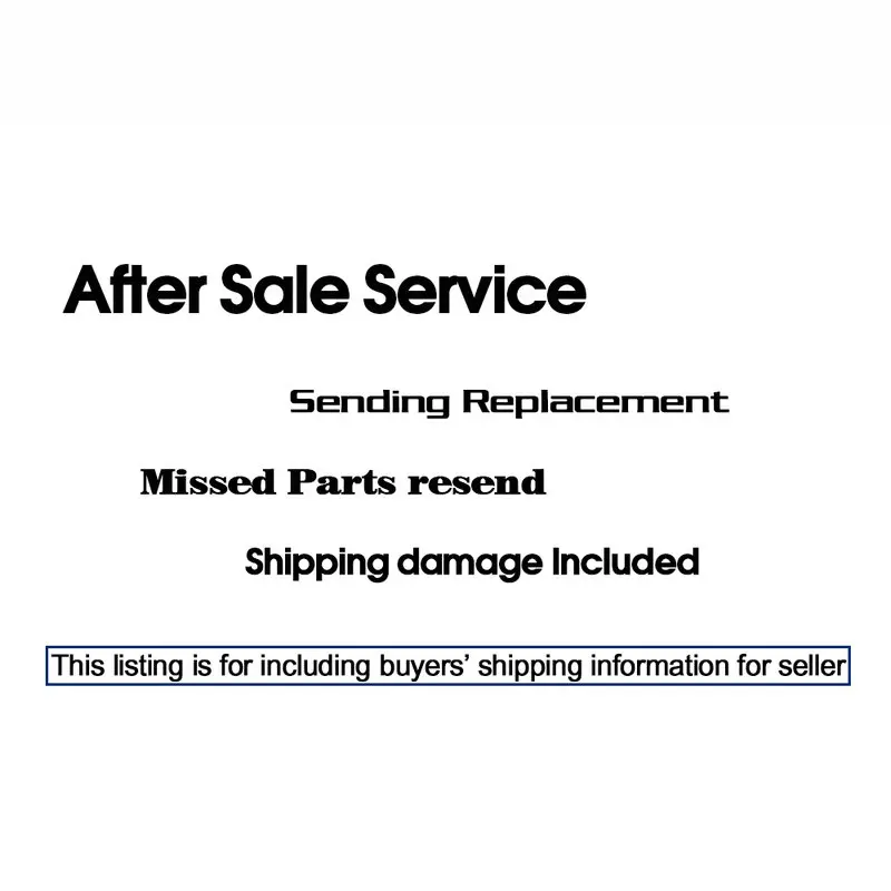 

payment just for make shipping label for missed part resend,broken part resend shipping cost make up