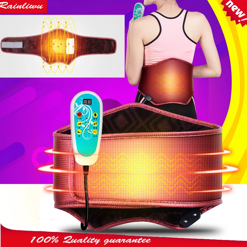Electric heating waist Massager support belt Waist electric heating