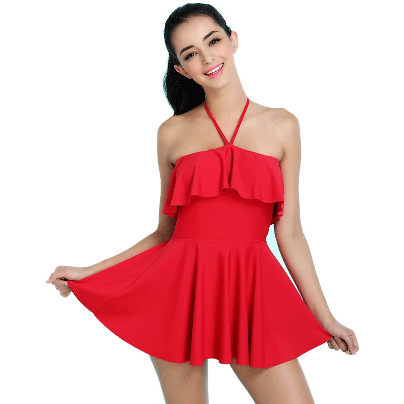 

Ariela Red One Piece Swimsuit Women 2019 Sexy Swim Suit Women Swimwear Monokini Swimsuit Ladies Swimming Suit for Women