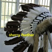 Темно-коричневый головной убор с перьями ручной работы, головной убор с перьями, костюмы, головной убор с перьями