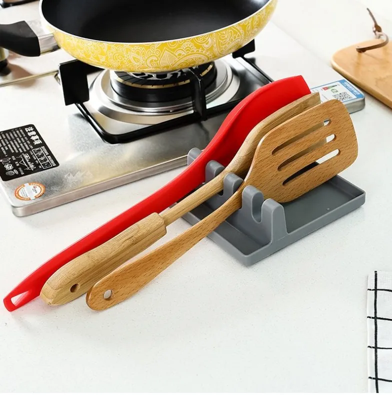 Кухонные инструменты для приготовления пищи, кухонные силиконовые/PP Ложка, остальная посуда, держатель для кухонной лопатки, термостойкие