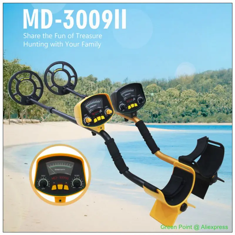 Подземный металлоискатель MD3009II Высокочувствительный детектор для золота