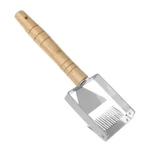 Новое разработанное оборудование для пчеловодства откачивающий нож-скребок Вилка для меда медовая расческа деревянная ручка инструмент Вилки