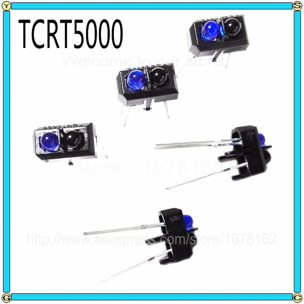

10PCS TCRT5000L TCRT5000 Photoelectric Sensors Reflective Optical Sensor Transistor Output Infrared 950mm 5V 3A For smart Car