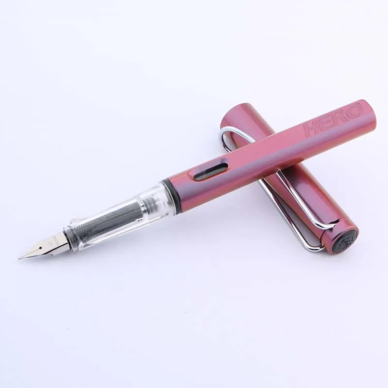 1 шт Цвета ГЕРОЙ 359 небольшой свежий положения для студентов, занимающихся iraurita EF перьевая ручка - Цвет: matte purple