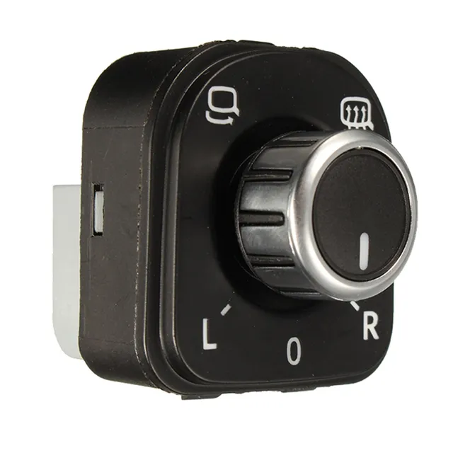 US $3.36 1PC Black Car Side Mirror Switch for VW Golf GTI MK5 MK6 for Jetta MK5 Rabbit 2006-2012 5ND959565A