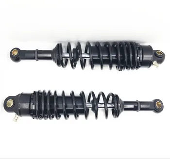 

1pair Universal 375mm 380mm Motorcycle 7mm spring nitrogen Suspension for honda yamaha suzuki all Black