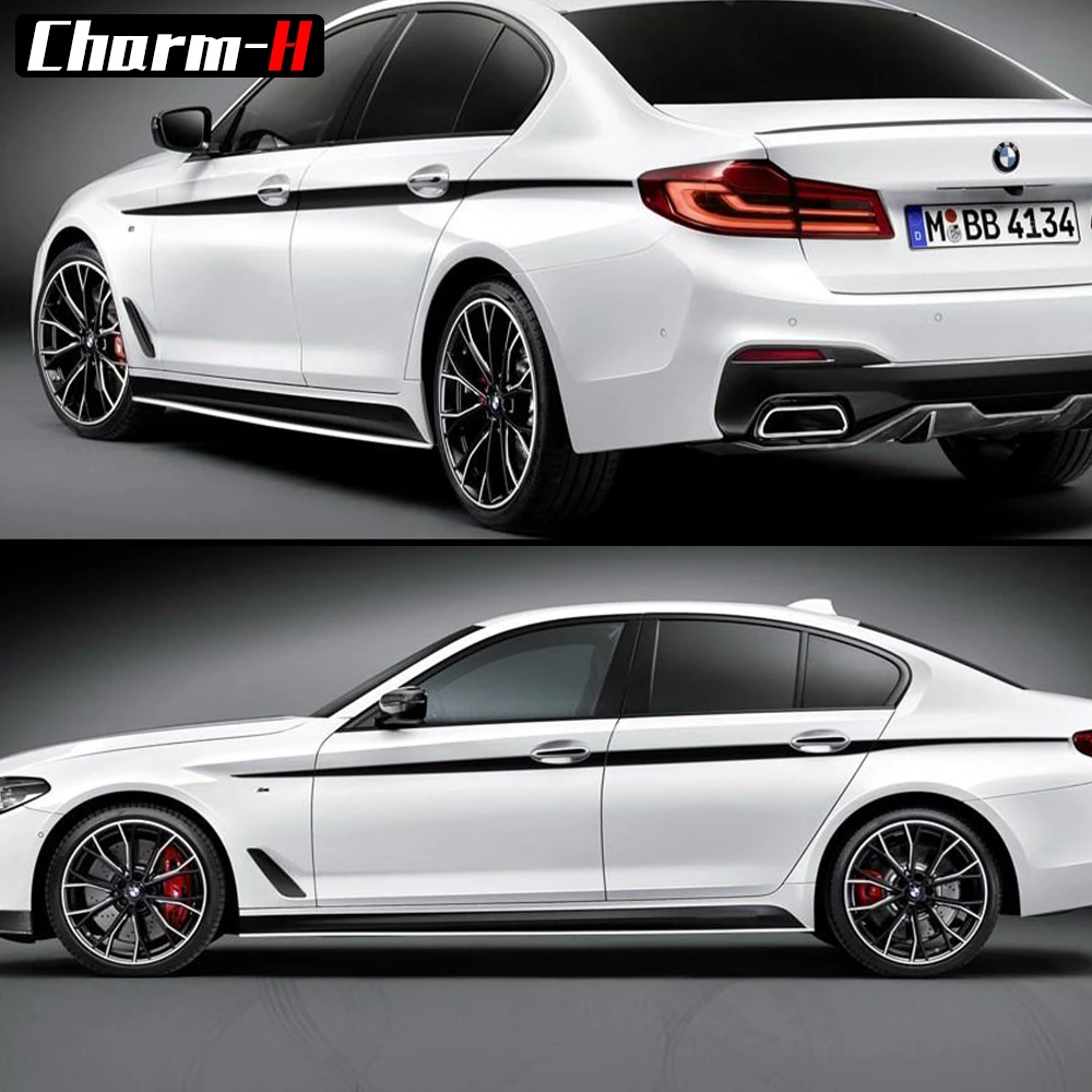 2 قطعة M الأداء 5D الكربون الألياف الجانب تنورة عتبة سباق شريط ملصق لاصق لامع ورائع ل BMW G30 5 سلسلة 2017- الاكسسوارات الحاضر 2 قطعة M الأداء 5D الكربون الألياف الجانب تنورة عتبة سباق شريط ملصق لاصق لامع ورائع ل BMW G30 5 سلسلة 2017- الاكسسوارات الحاضر