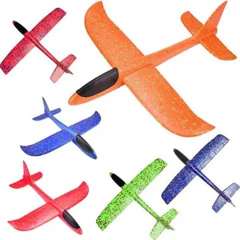 

Luminous Hand Launch Flying Foam Airplane
