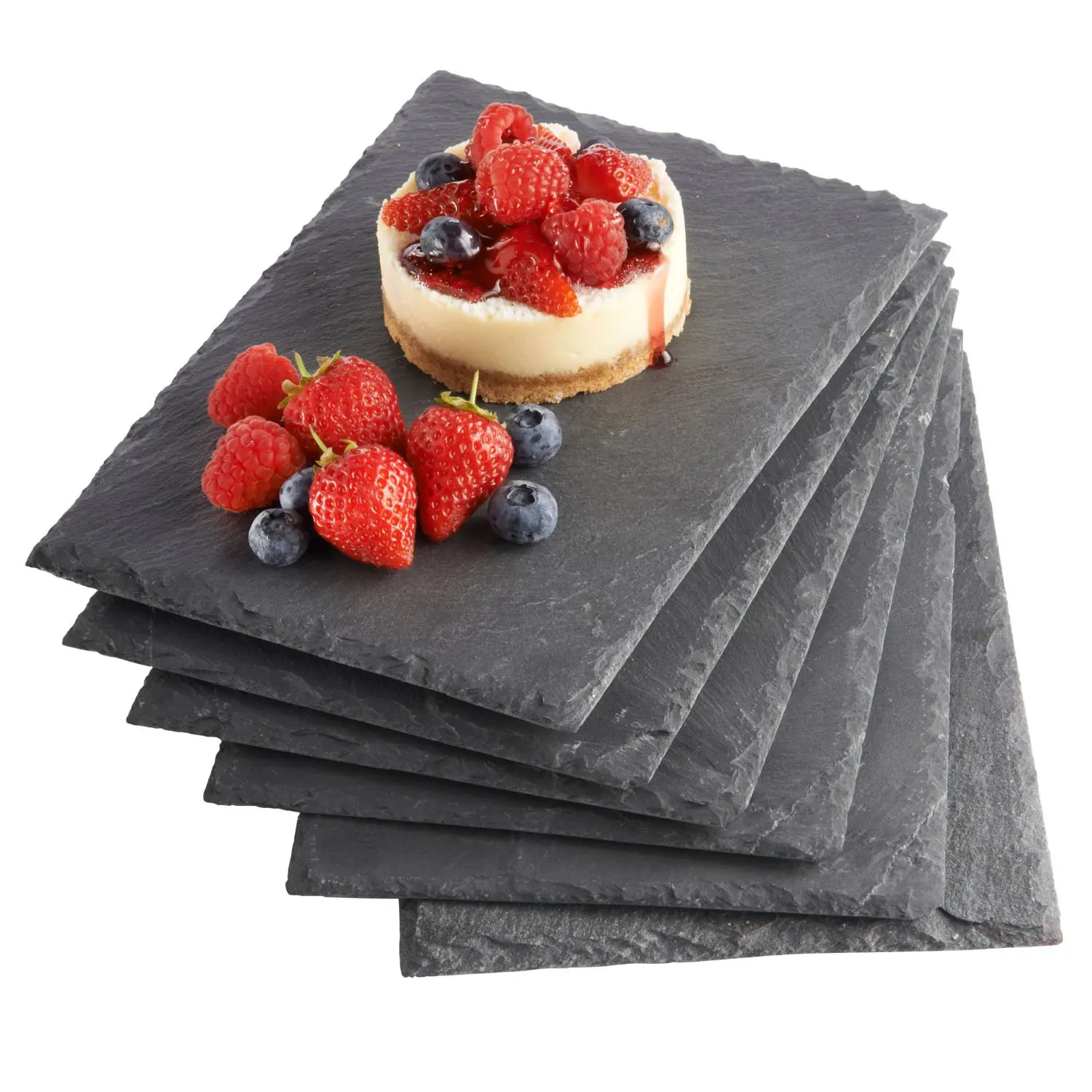 Natural Environmental High Atmospheric Rock Plate Dish Slate Tray