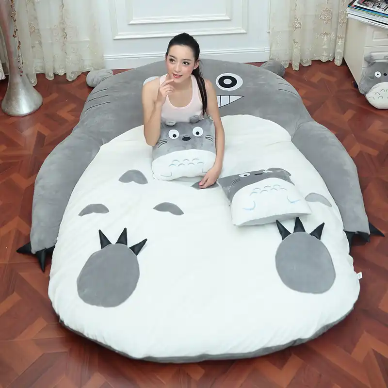 4 Size Large Totoro Single And Double Bed Giant Totoro Bed