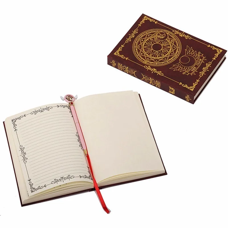 Аниме Cardcaptor Sakura notebook Captor Sakura CERBERUS Clow Libra узор звезда Clow Magic notebook дневник для друга подарок