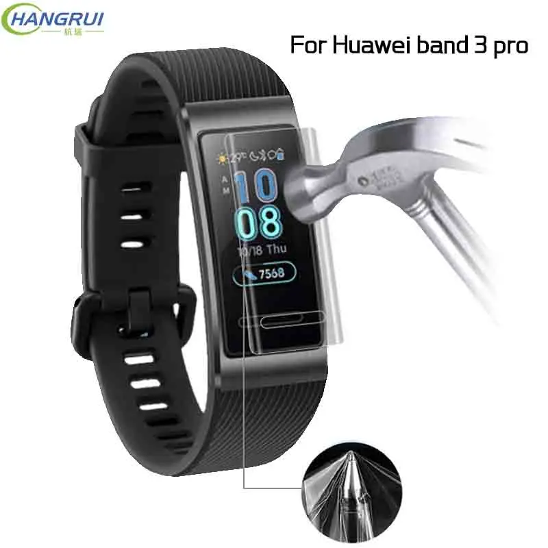 

Hangrui For Huawei Honor Band 3 pro Smart Band 3 Pro Screen Protector Full Cover Hydrogel Film Smart Watch Protective Film