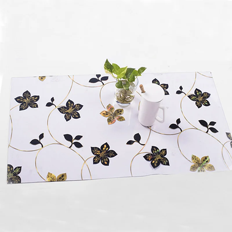  BALLE 1.5mm Strong PVC Tablecloth Plastic Mat Pad Table Cover Soft Glass for Table Dining Desk Kore