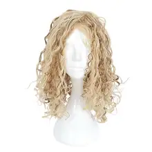 Пушистые взрывные головы Косплей парики кудрявые волосы Косплей термостойкие синтетические парики Хэллоуин Карнавал вечерние женские парики