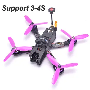 

X220 220mm Carbon Fiber Quadcopter Frame Naze32 / F3 Flight controller Littlebee 30A BLHeli_S ESC Pagoda antenna For Wizard 220