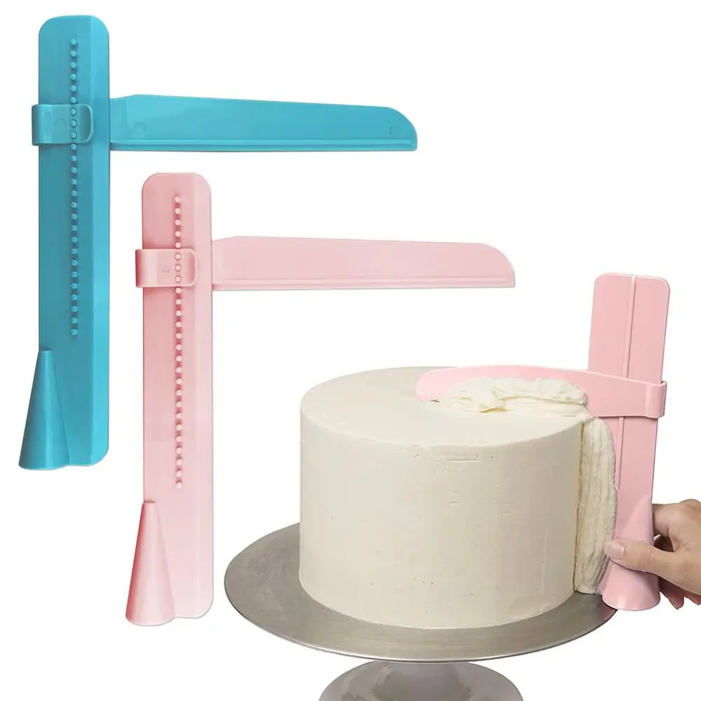 

Home Scraper Smoother Adjustable Fondant Spatulas Cake Edge Smoother Cream Decorating DIY Bakeware Tableware Kitchen Cake Tool