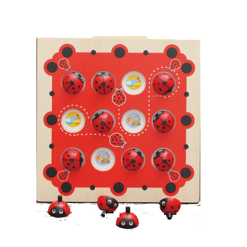 

Baby Wooden 3D Puzzle Toys Wooden Memory Game Early Learning Educational Toys for Children Memory Training Game Gift