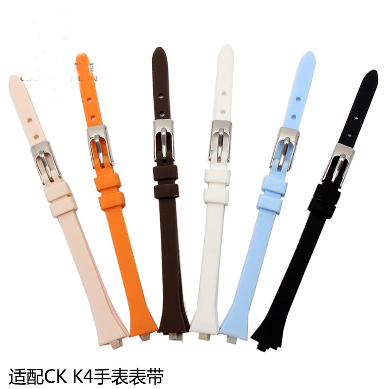 UYONG quality Rubber watchband Fit K4U236 K4U231 Women's soft silicone waterproof fashion strap 3mm lug +tools