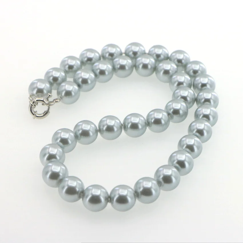 Natural pearl necklace baroque pearl Fashion Jewelry Sterling Silver 925 jewel (3)