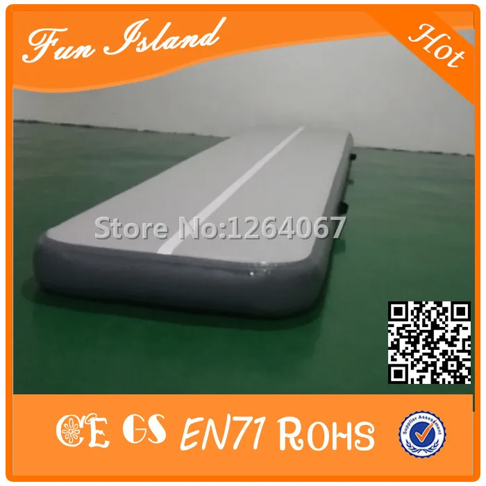 

Free Shipping 3x1x0.2m Deep Grey Color Inflatble Air Track,Inflatable Home Edition Air Track For Sale