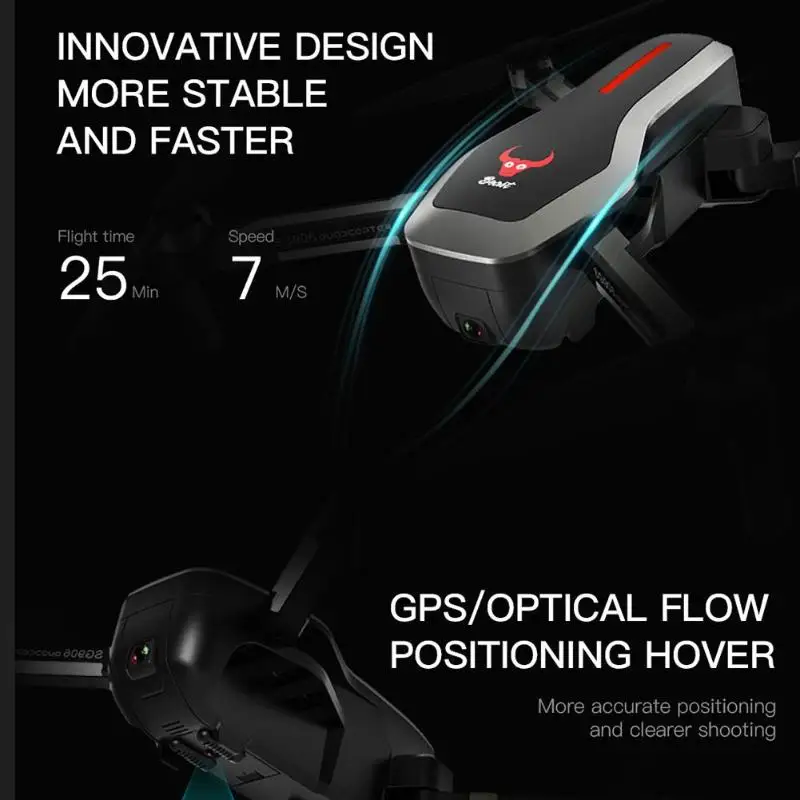 SG906 Drone GPS WIFI FPV Optical Flow 1080P Camera Auto Return Quadcopter