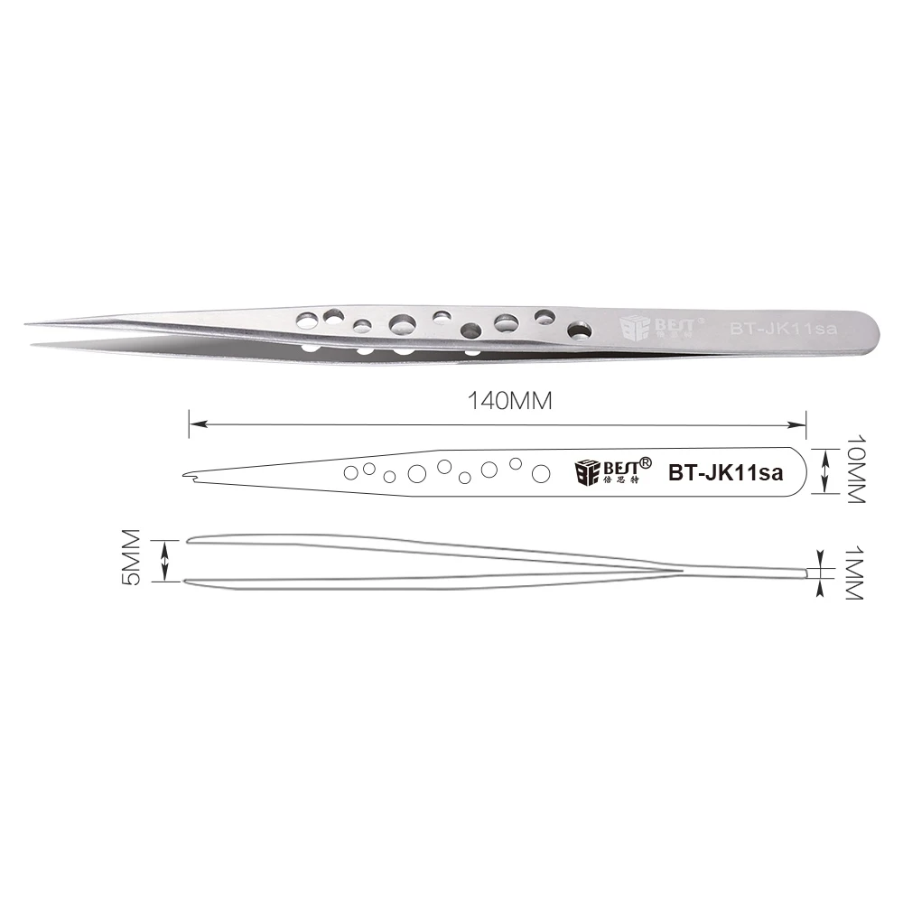 BST-JK11SA-Professional-Mobile-Phone-Repair-Tweezers-Electric-Precision-Stainless-Steel-Straight-Tine-tweezers_2