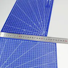 Креативный 300*220 мм пластиковый режущий коврик офисный режущий картон А4 ПВХ кожа бумажная доска инструмент для рисования офисные школьные принадлежности