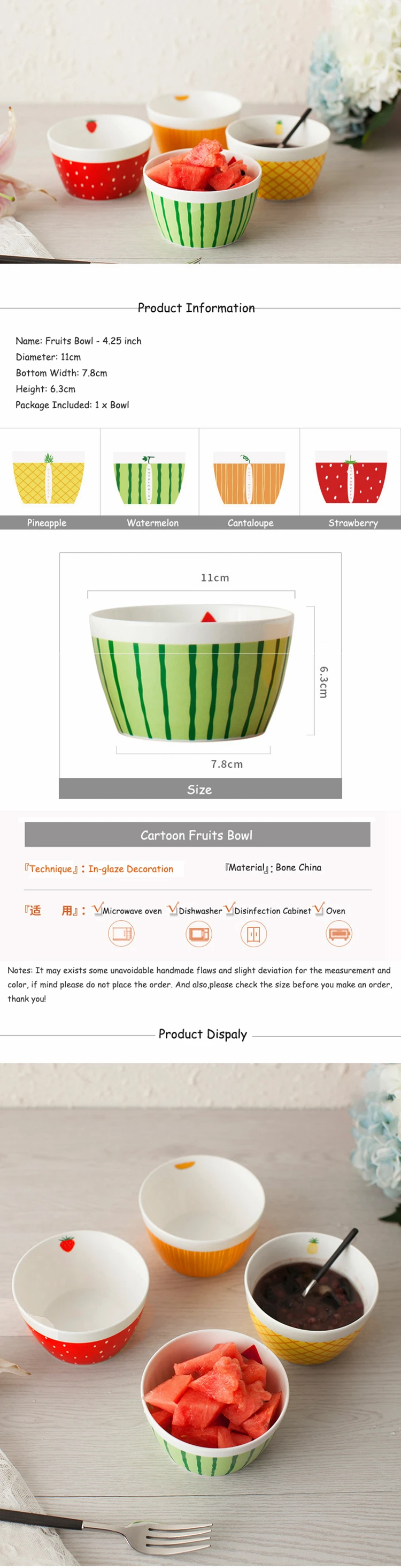Conjunto de 4 Fine Bone China Cerâmica