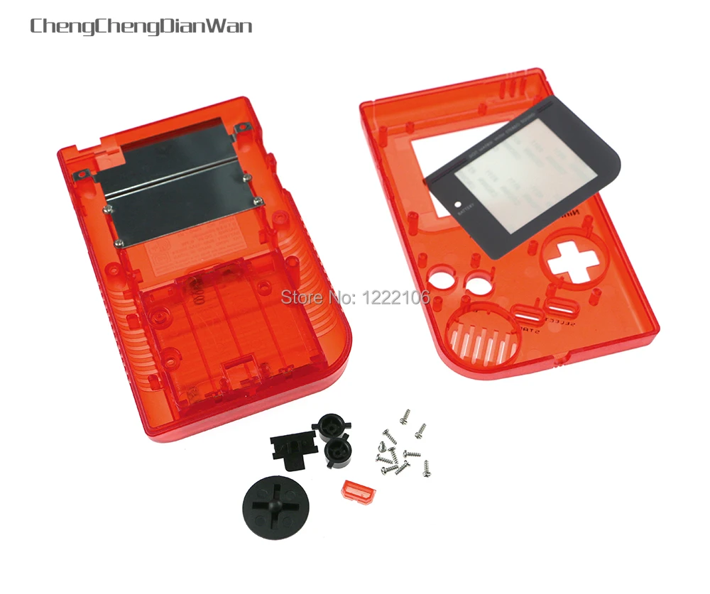 Chengdianwan 3 комплекта полный комплект Корпус чехол с кнопками для Nintendo game boy