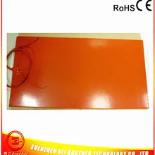 Обогреватель масляный бак 400*950*1.5 мм силиконовая резина подогреватель 220 В 400 Вт клей 1 сторона 100 К термистор 1000 мм привести выйти из Короткие