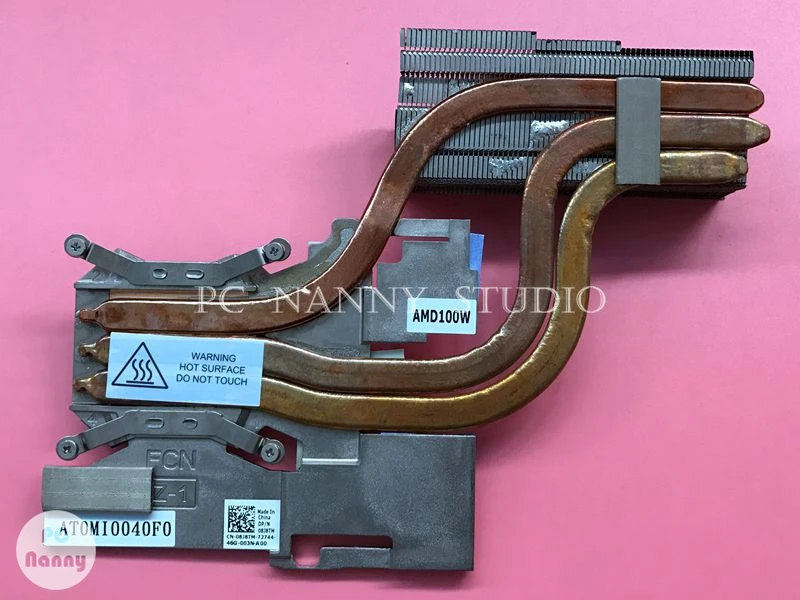 

8J8TM 08J8TM GENUINE for DELL ALIENWARE M18X R2 RIGHT VIDEO GPU CARD Heatsink Assembly Radiator Cooler