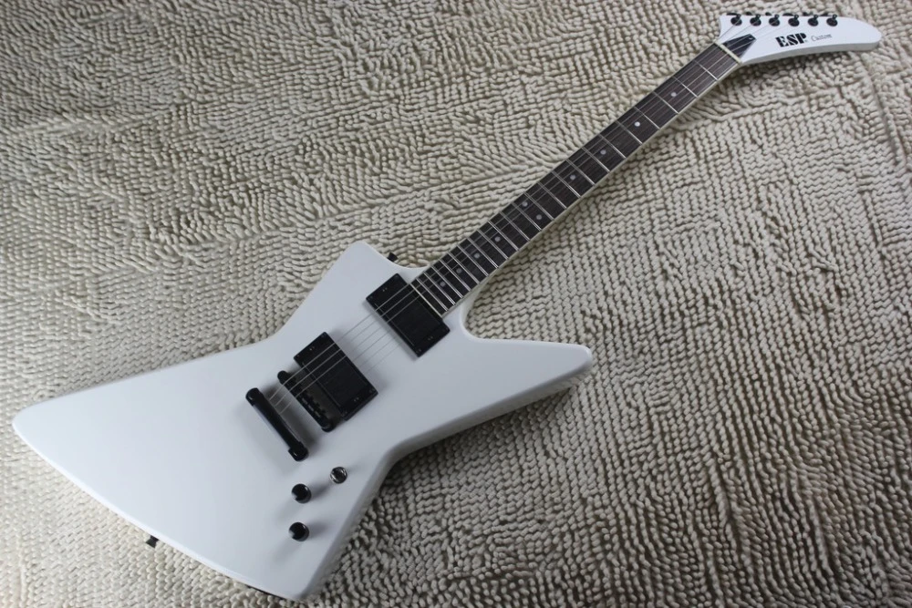 Alpine White Esp James Hetfield S Explorer Electric Guitar Custom Esp Explorer Guitar Guitar Aliexpress