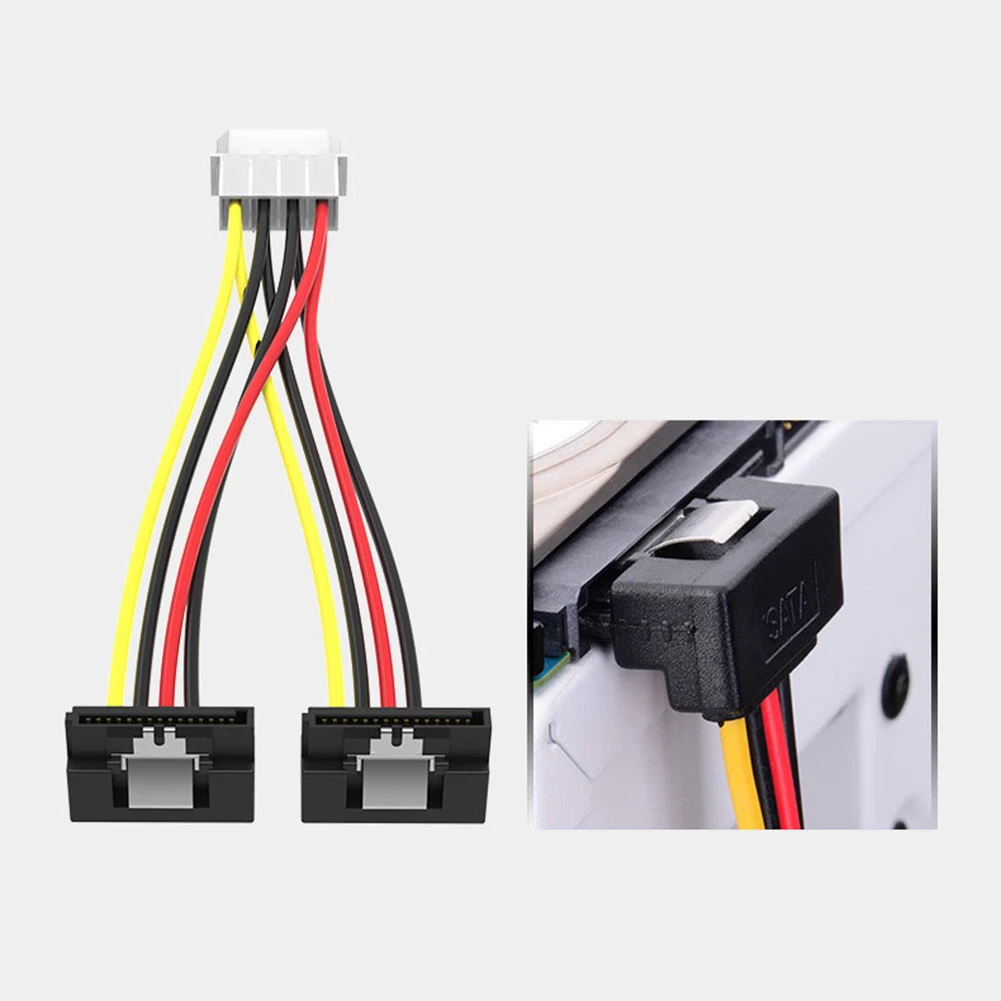 Горячий SATA 4 контактный штыревой к 15 Женский адаптер кабель жесткого диска шнур