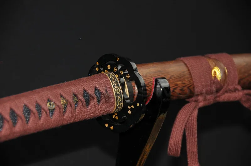 Высококачественная глина из закаленной 1095 высокоуглеродистой стали HUALEE SAYA японский самурайский меч катана