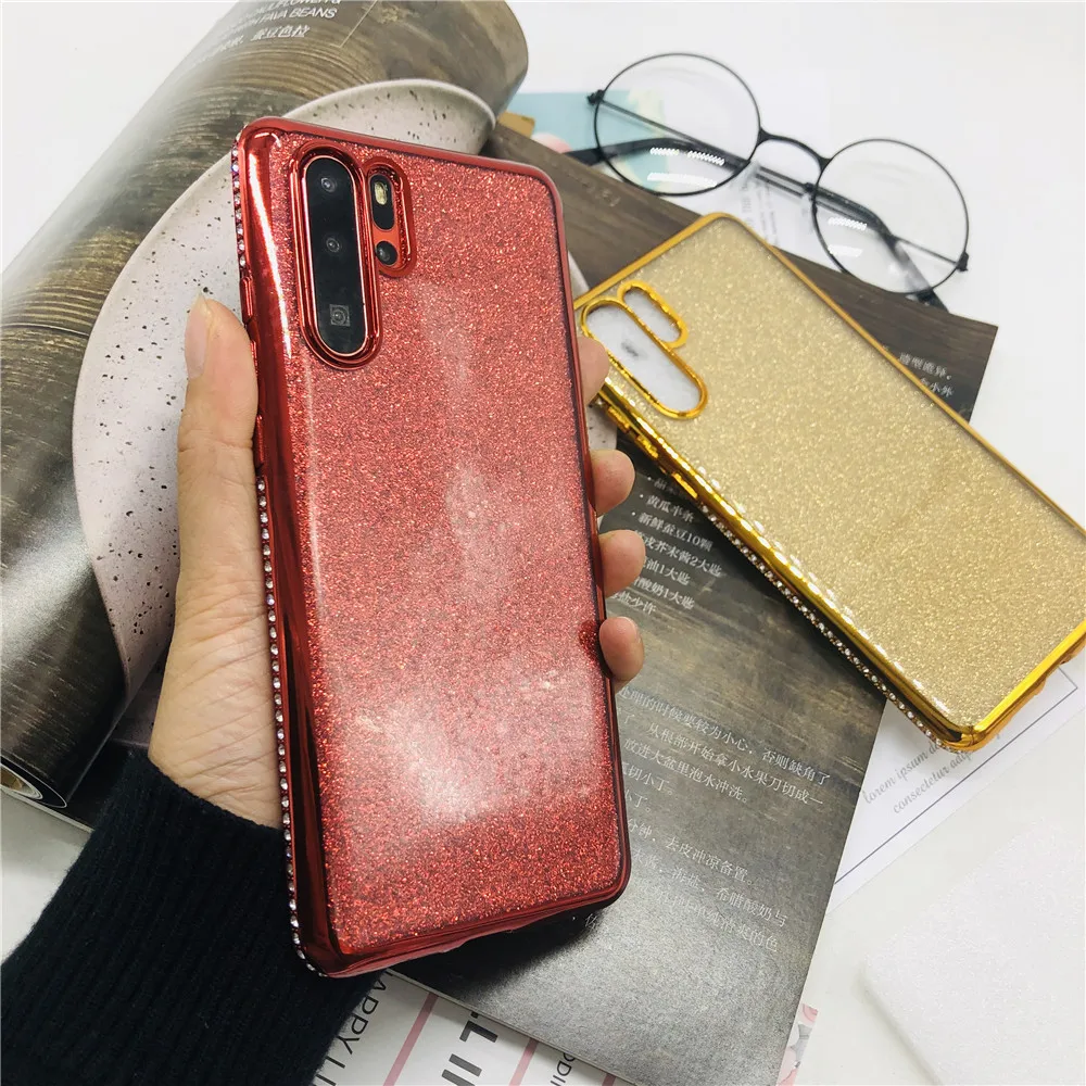 Чехол с блестками для Huawei P30 Pro P20 Lite Mate 20 Nova 3i мягкий силиконовый чехол Honor 10i 8X V20 Y9