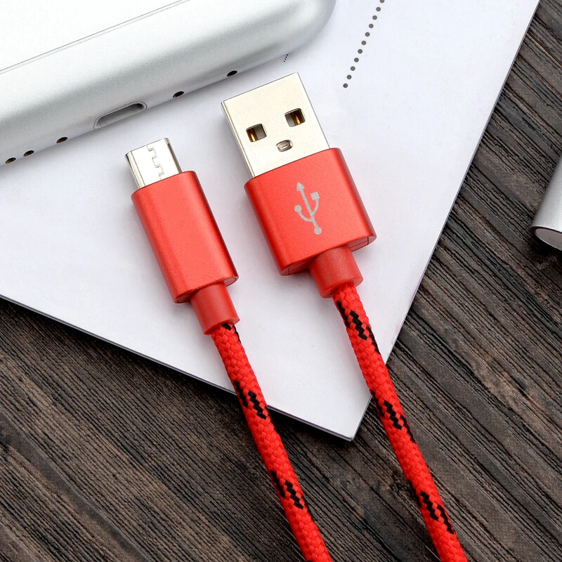 Кабель для быстрой зарядки Xiao mi Red провод USB samsung Galaxy S7 S8 A3 A5 Для Xiaomi 4 красный Note 5 6 Pro