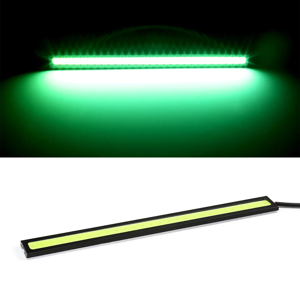 

1 piece 17cm 100% Waterproof Ultra-thin COB Chip LED Daytime Running Light LED DIY DRL Car Fog Lights Day Running for Auto CJ