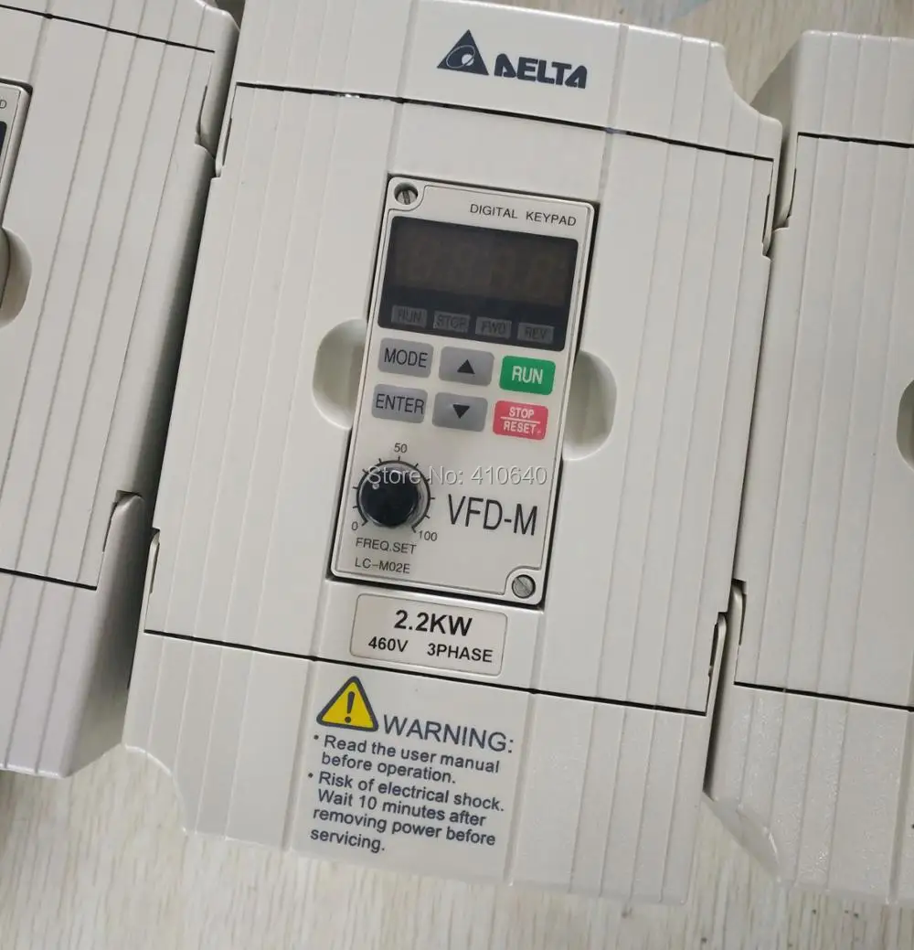 Дельта Инвертор 2 кВт VFD022M43B 3 фазы 380В до 460 В Номинальная 5 А совершенно новый 2200 Вт