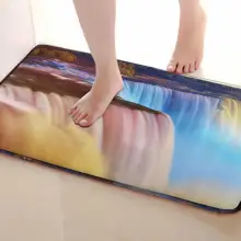 Водопад Стиль Коврик для ванной комнаты, смешной Противоскользящий коврик для ванной, занавески для душа s аксессуары, соответствующие вашей душевой занавеске