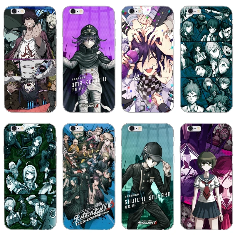

tup soft cover case Danganronpa V3 For iPhone XR X XS Max 8 7 6s 6 plus SE 5s 5c 5 iPod Touch