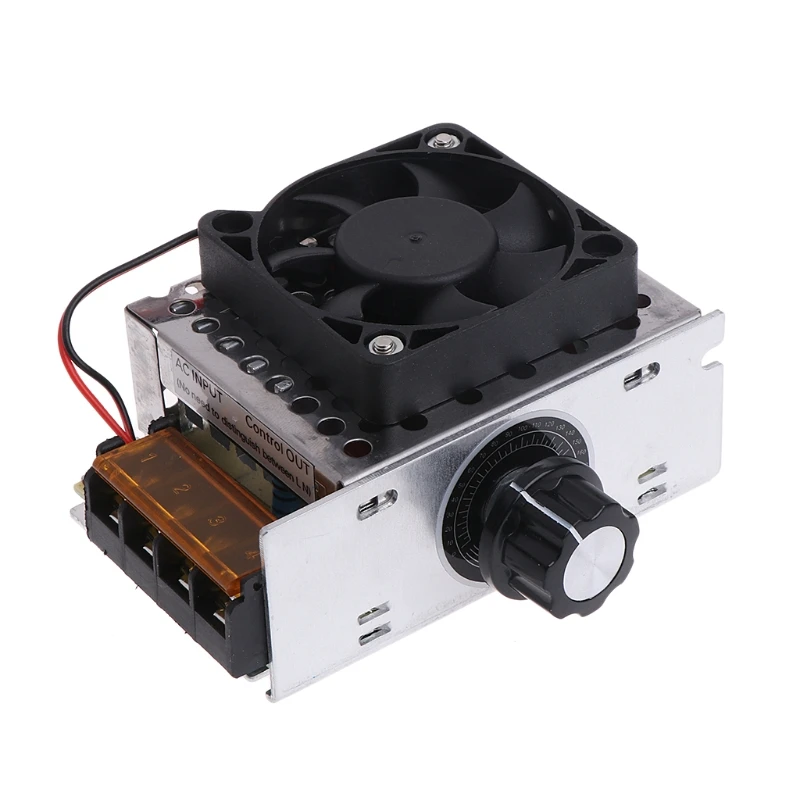 2021 New AC 220V 4000W SCR Variable Voltage Regulator Motor Speed Control Controller Fan | Бытовая техника