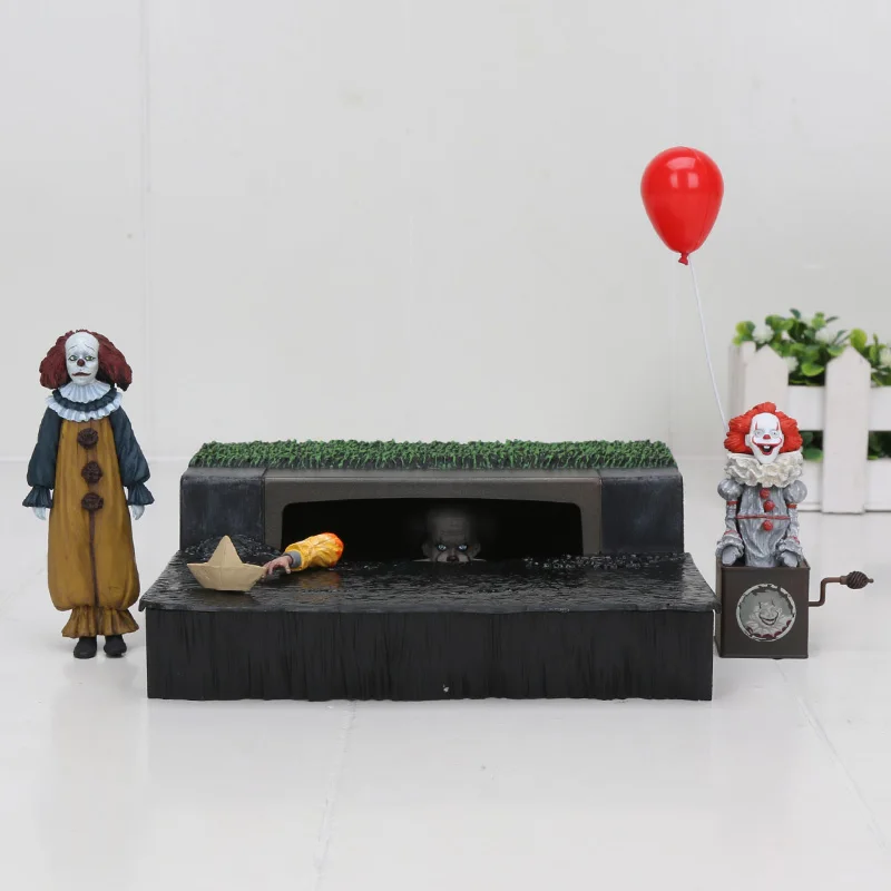 NECA фильм ужасов Coraline& the Secret NATHAN DRAKE Street Freddy Pennywise Джокер клоун ПВХ фигурка Коллекционная модель игрушки - Цвет: Фиолетовый