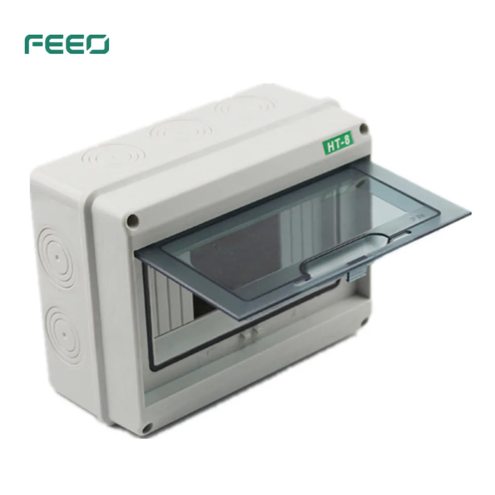 

FEEO HT-12Way IP66 Waterproof and Moistureproof Distribution Box for Circuit Breakers Indoor on the Wall