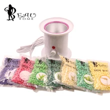 New Hair Removal Set Hot Wax Warmer Beauty Salon Spa Paraffin Bath with Wax Bean for Depilatory Wax Heater Free 100g Waxing SPA