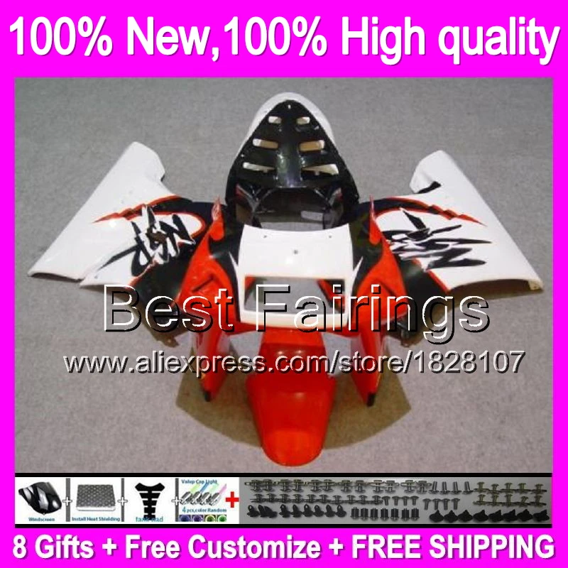 

Fairing For HONDA Red white NSR250R MC21 PGM3 90-93 NSR 250R 14B15 NSR250 R Black white 90 91 92 93 1990 1991 1992 1993 +decal