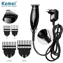 Kemei перезаряжаемый триммер для волос 0 мм Безголовый триммер электрическая бритва лезвие машинки для стрижки волос Беспроводная Бритва для бороды для парикмахера