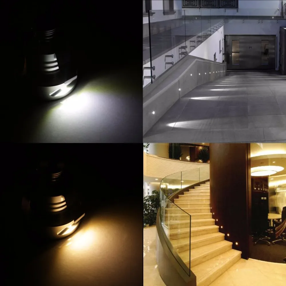 Kopen ICOCO LED Licht Pathway Tuin Keuken Plint Yard Stap Grond Lamp AC85 265V 1 W Promotie Koop Hoge Kwaliteit Koop